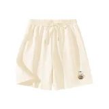 Milk White (with A Small Logo on The Front Left of The Pants)