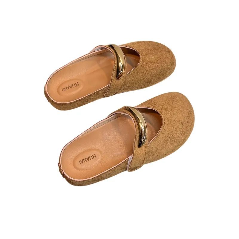HUANAI Quiet Closed Toe Slippers Women's-7