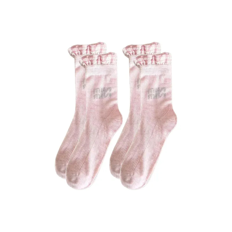 TLXT Mid Calf Socks Women's Slouch Socks, Thin Combed Cotton, Soft And Breathable-9