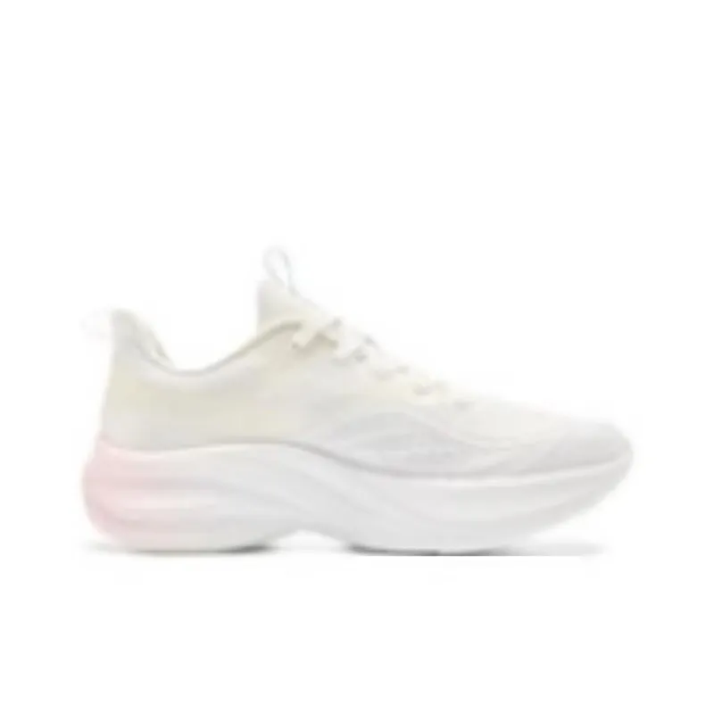 QIAODAN Anti-Slip And Wear-Resistant Coverage Low-Top Sprint Running Shoes Women's Jordan White-1