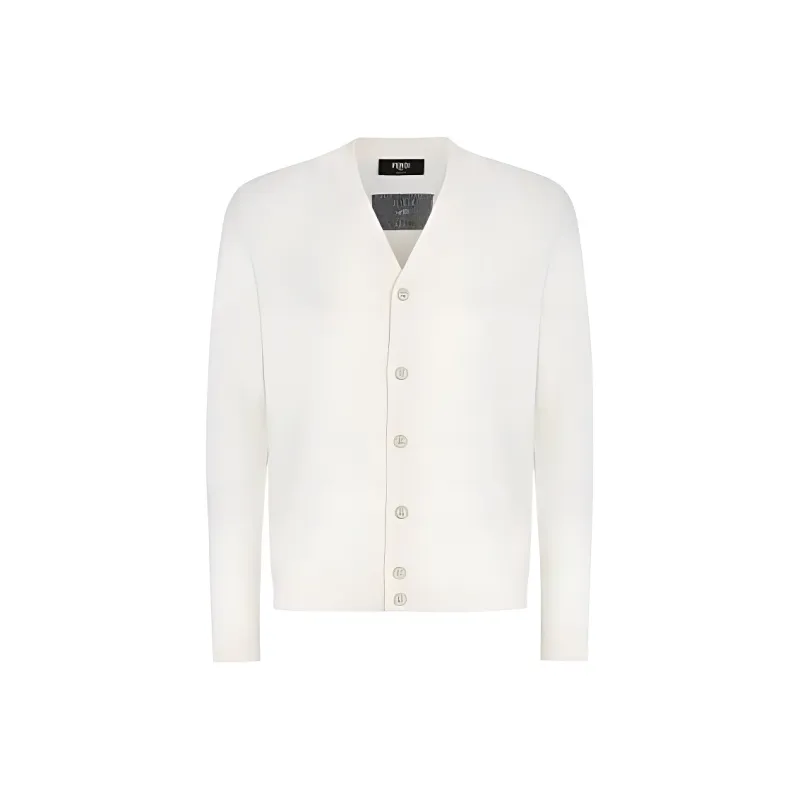 FENDI Cashmere Sweaters Men White-0