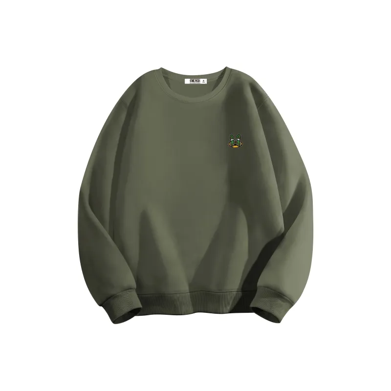 ONE PIECE Drop Shoulder Long Sleeved Sweatshirt Unisex-4