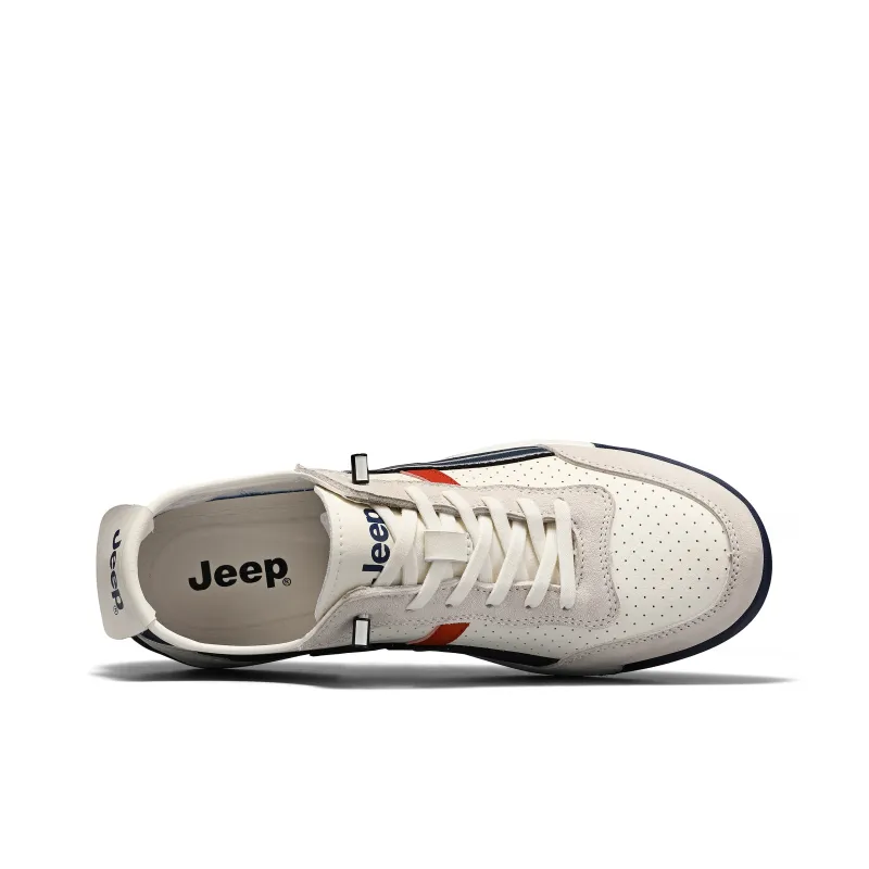 Jeep Cushioning Abrasion Resistant Lightweight Slip Resistant Low Top Skateboard Shoes Men's-12