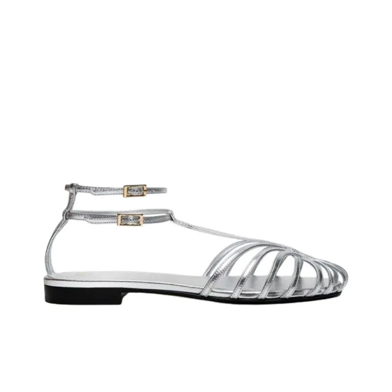 ALEVI Elena Roman Sandals Women's Silver-1
