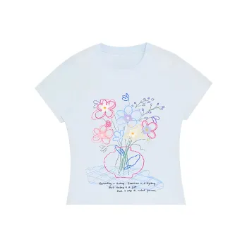 GOSO T Shirts Women's White