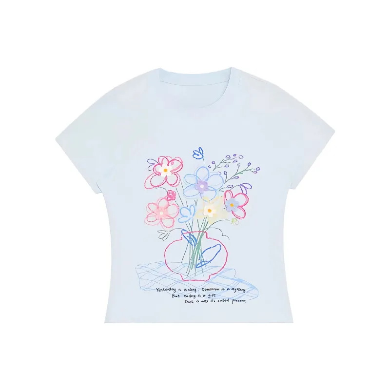 GOSO T Shirts Women's White-0