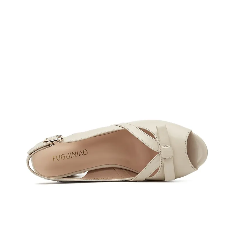 Rich Birds Chunky Heel High Heels Women's-8