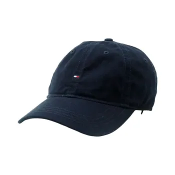 Tommy Hilfiger Cotton Fabric, Pure Cotton Baseball Caps Unisex Blue