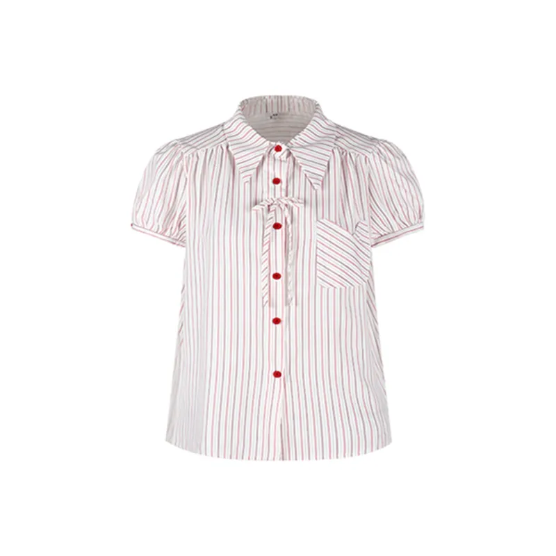 Ning Cai Yuer Shirts Women's Red-0