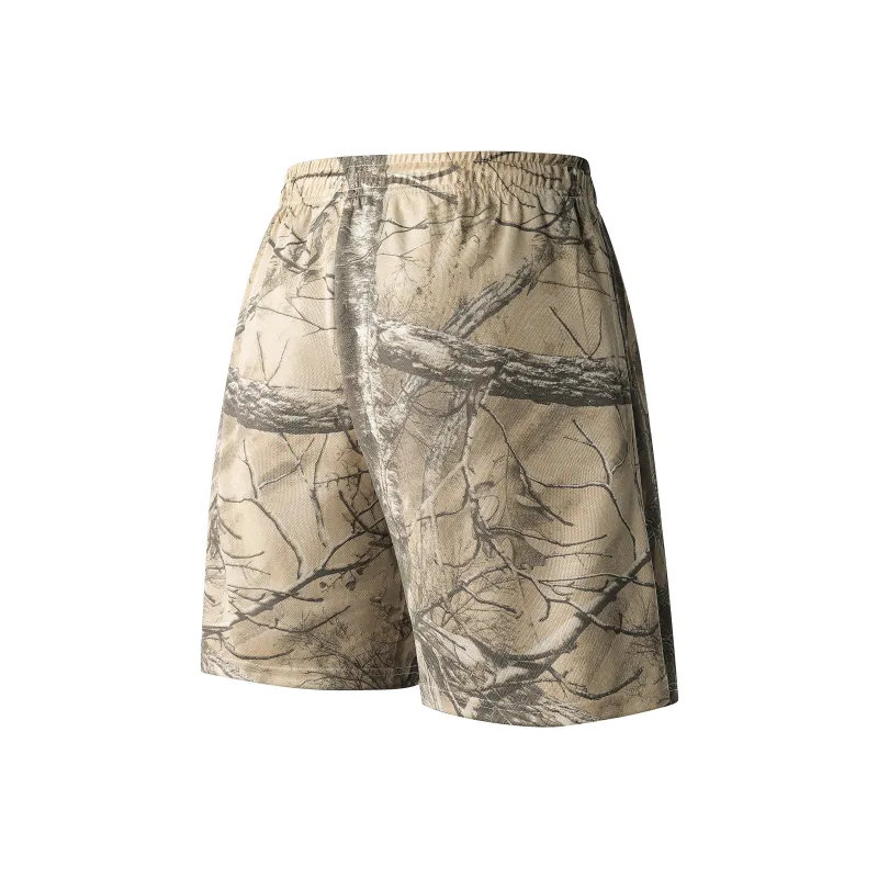 Menblero Casual Shorts Unisex Maple Yellow-2