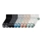 2 Black+2 Dark Gray+2 Light Gray+2 Khaki+2 White