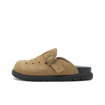 NINE WEST Rubber Sole Abrasion Resistant Closed Toe Slippers Women's Apricot