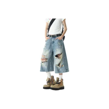 DEAR BETSY Denim Shorts Unisex Denim Blue