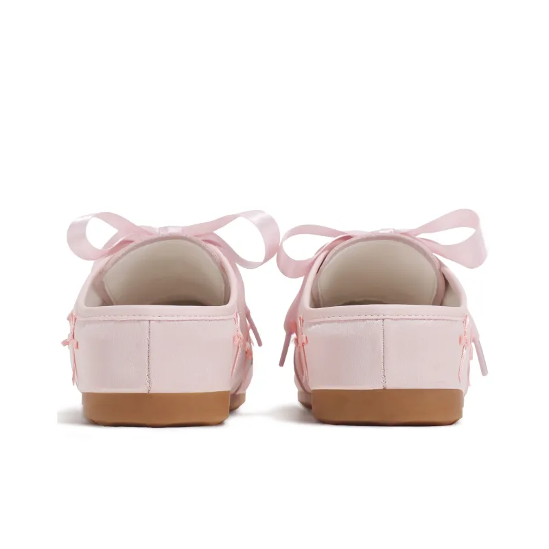 TTKJ Quick Dry Closed Toe Slippers Women's Cream Pink-4