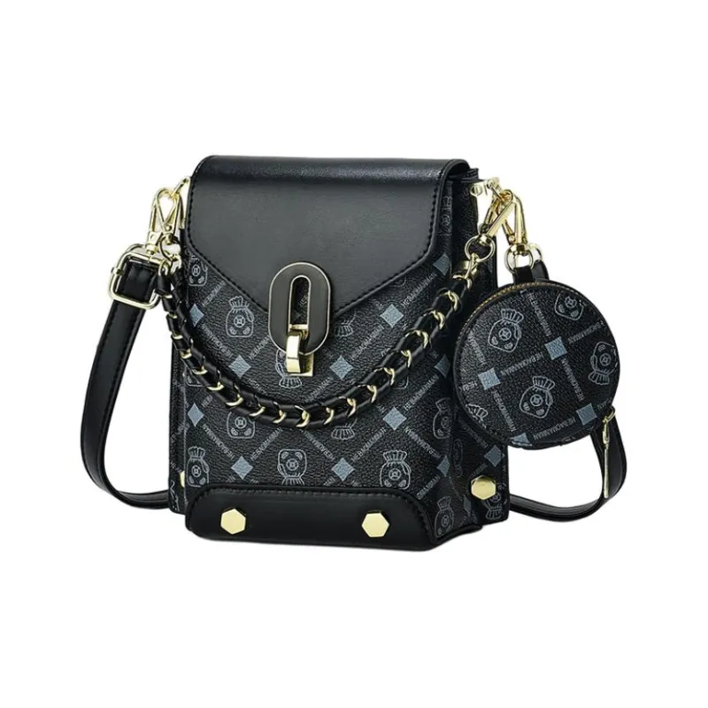 Boniu PU Crossbody One Shoulder Handbag Women's Multicolor-2