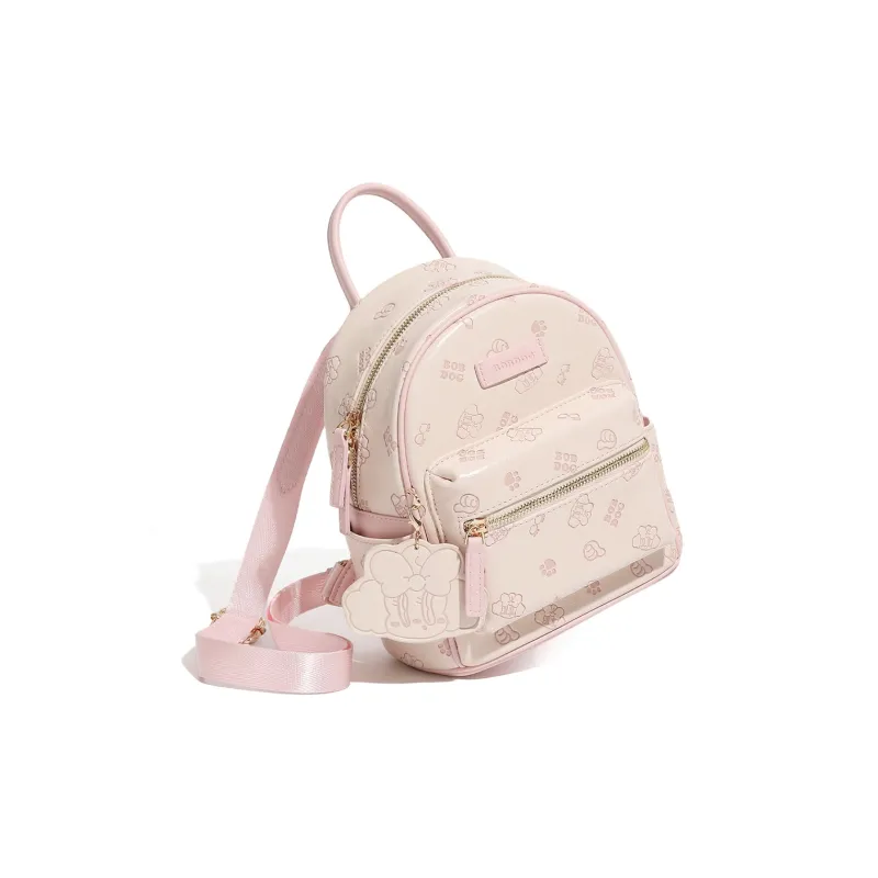 BOBDOG PU Backpack Women's Pink/Apricot-2