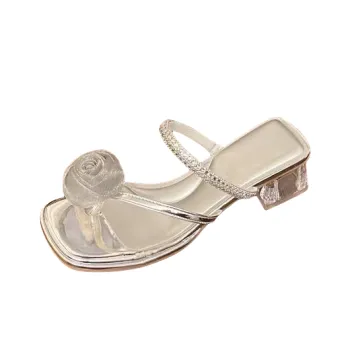 WUJI Slip Resistant Abrasion Resistant Flip Flops Women's