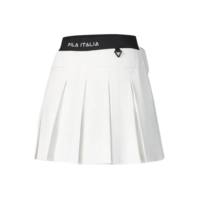 FILA Golf Series SS25 Casual Short Skirts Women's Jade White WT-1
