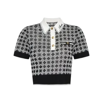 AMIRI Knitted Polo Top
