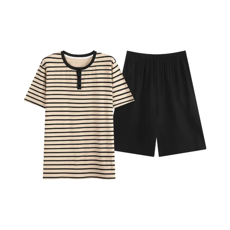 Cotton Shopping Pajama Set Men's-0