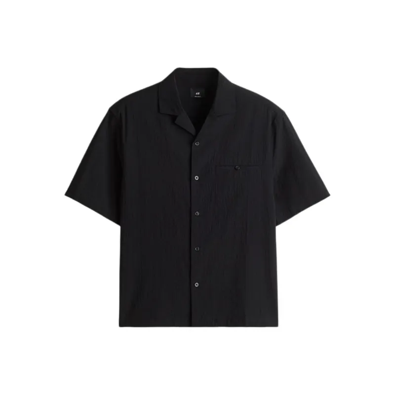 H&M Shirts Men Black-0