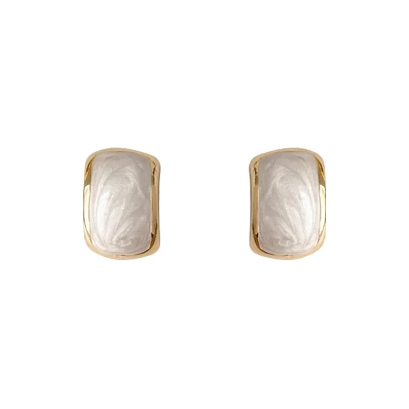 SUYG Alloy Stud Earrings Women's Box+Shopping Bag Packaging-0