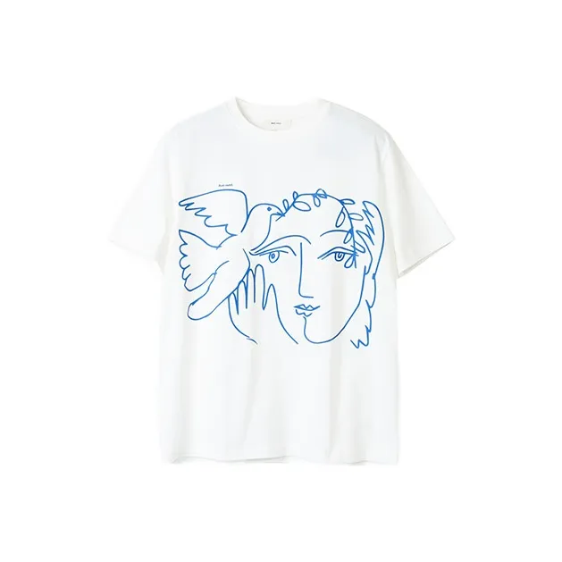 BASIC MATCH T Shirts Unisex White-0