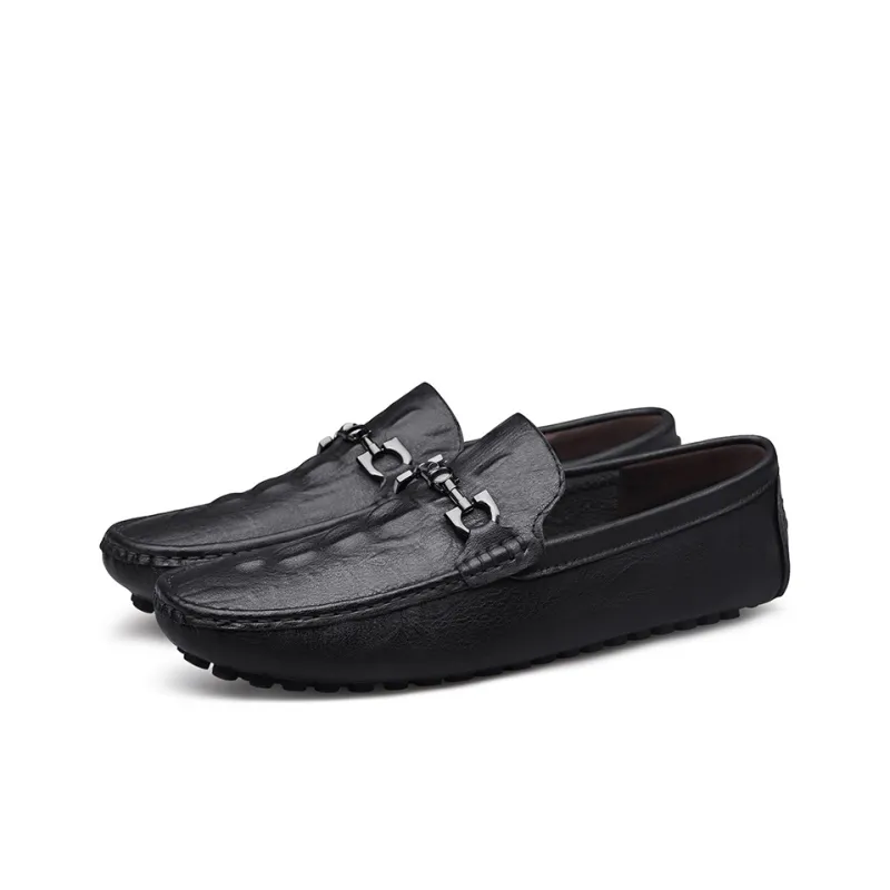 British Knights Gommino Loafers Men's Black-6