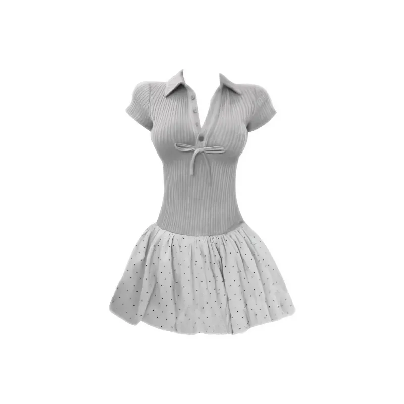 PLUSONEONE+ Short Sleeved Dress Women's-0