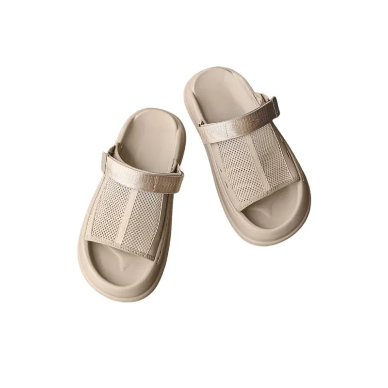 MOMGOG Beach Sandals Men Sand/Black-2