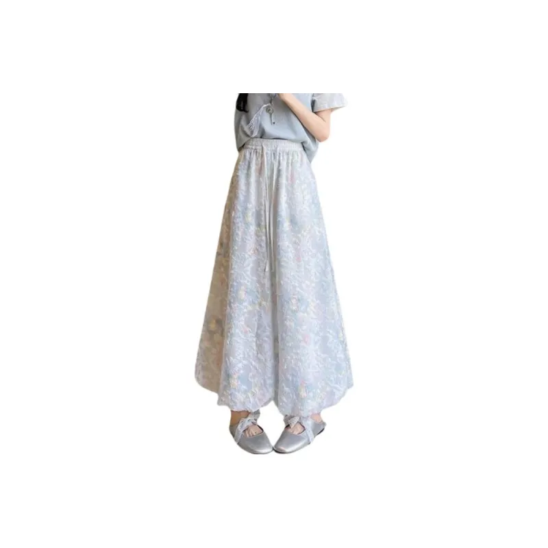 Flowers In Water Casual Pants Women's-2