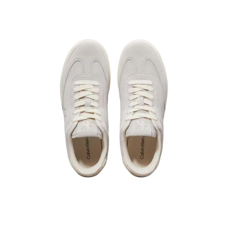 CKJ CALVIN KLEIN JEANS Low Top Skateboard Shoes Women's Gray-3