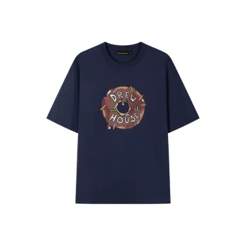 Drew House T Shirts Unisex Marine Blue