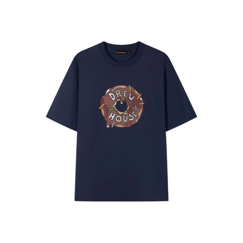 Drew House T Shirts Unisex Marine Blue-0