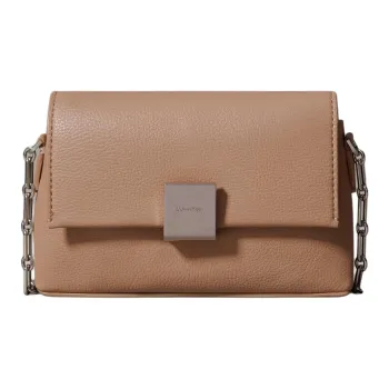 CALVIN KLEIN Polyurethane Shoulder Bag Women's Brown