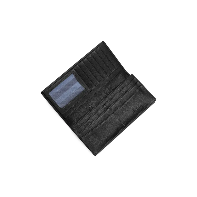 PIERRE CARDIN PVC Polyvinyl Chloride Wallet Men's Black-4