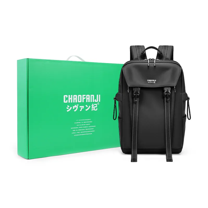 CHAOFANJI Membrana Dermalis Backpack Unisex Black/White-1