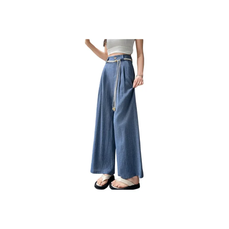 Flowers In Water Casual Pants Women's-4