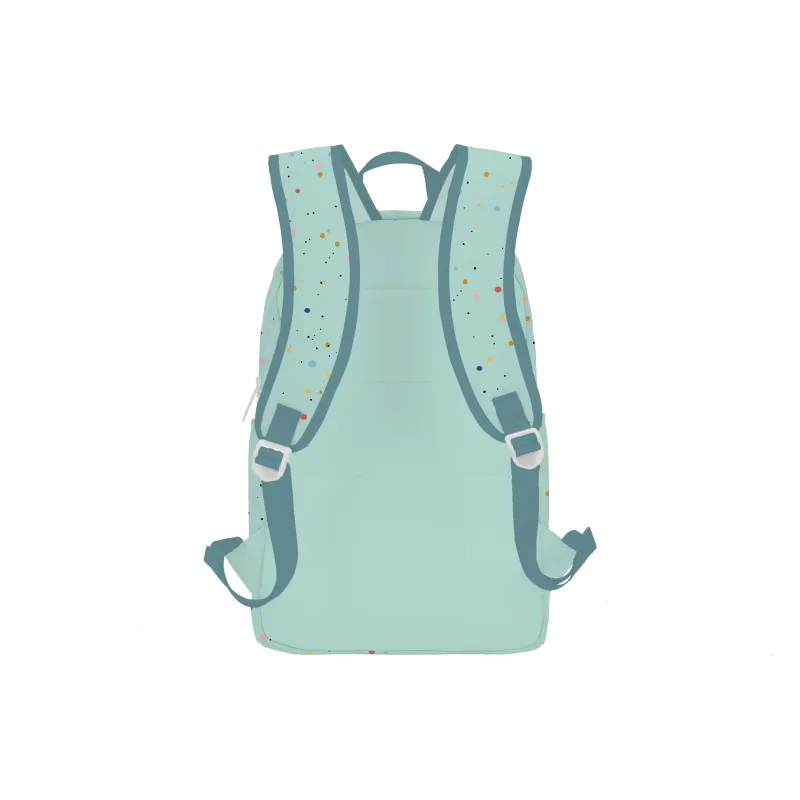 TURN UP Polyester Backpack Unisex Matcha Green-2