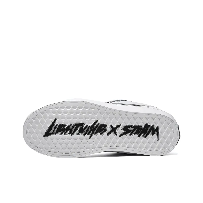 FireMonkey Slip Resistant, Impact Resistant, Abrasion Resistant Low Top Preppy Style Skateboard Shoes Unisex-55