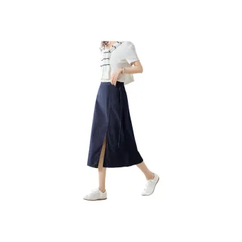 Mo Han Yi Mei Denim Long Skirt Women's