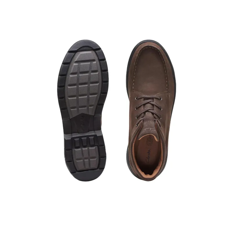 Clarks Rockie 2 Hi Ankle Boots Men's Brown-5