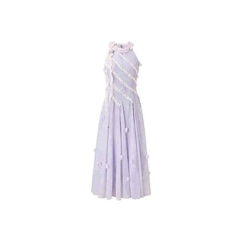 SKYA Sleeveless Dresses Women's Purple-0