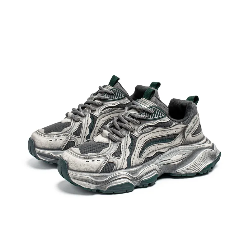OUGLEMEN Abrasion Resistant Coverage Balance Lightweight Height Increasing Low Top Chunky Sneakers Men's Box-8