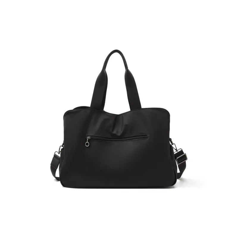 Old Man's Head Fabric One Shoulder Crossbody Bag, Travel Bag Women's Black-1