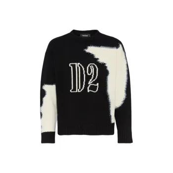 DSQUARED 2 Sweater Men's Black White