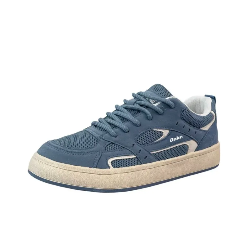 BAKE Thermal Slip Resistant And Abrasion Resistant Low Top Skateboard Shoes Men's-0
