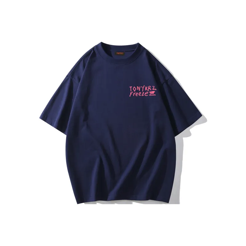TONYKRZ T Shirt Unisex Navy Blue-0
