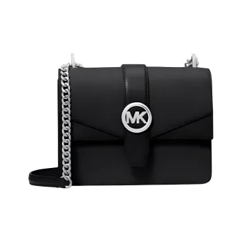 MICHAEL KORS Cow Leather Crossbody Bag, Shoulder Bag Small Size Women's Black