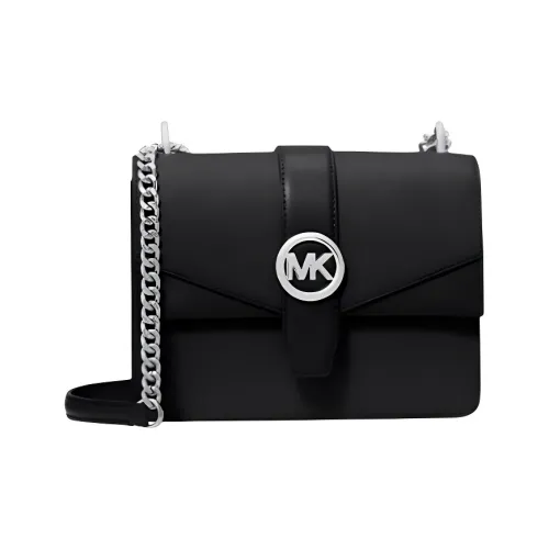 MICHAEL KORS Cow Leather Crossbody Bag, Shoulder Bag Small Size Women's Black